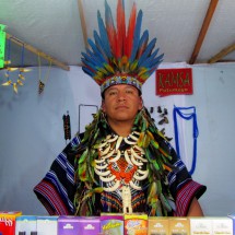 Chieftain from the Amazon in Pasto